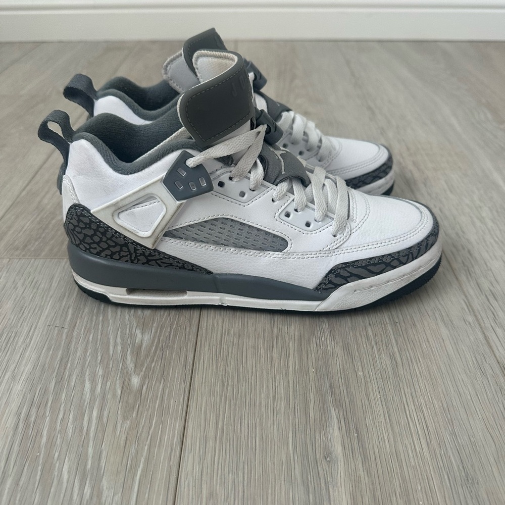 Jordan White and Gray Athletic Shoes
